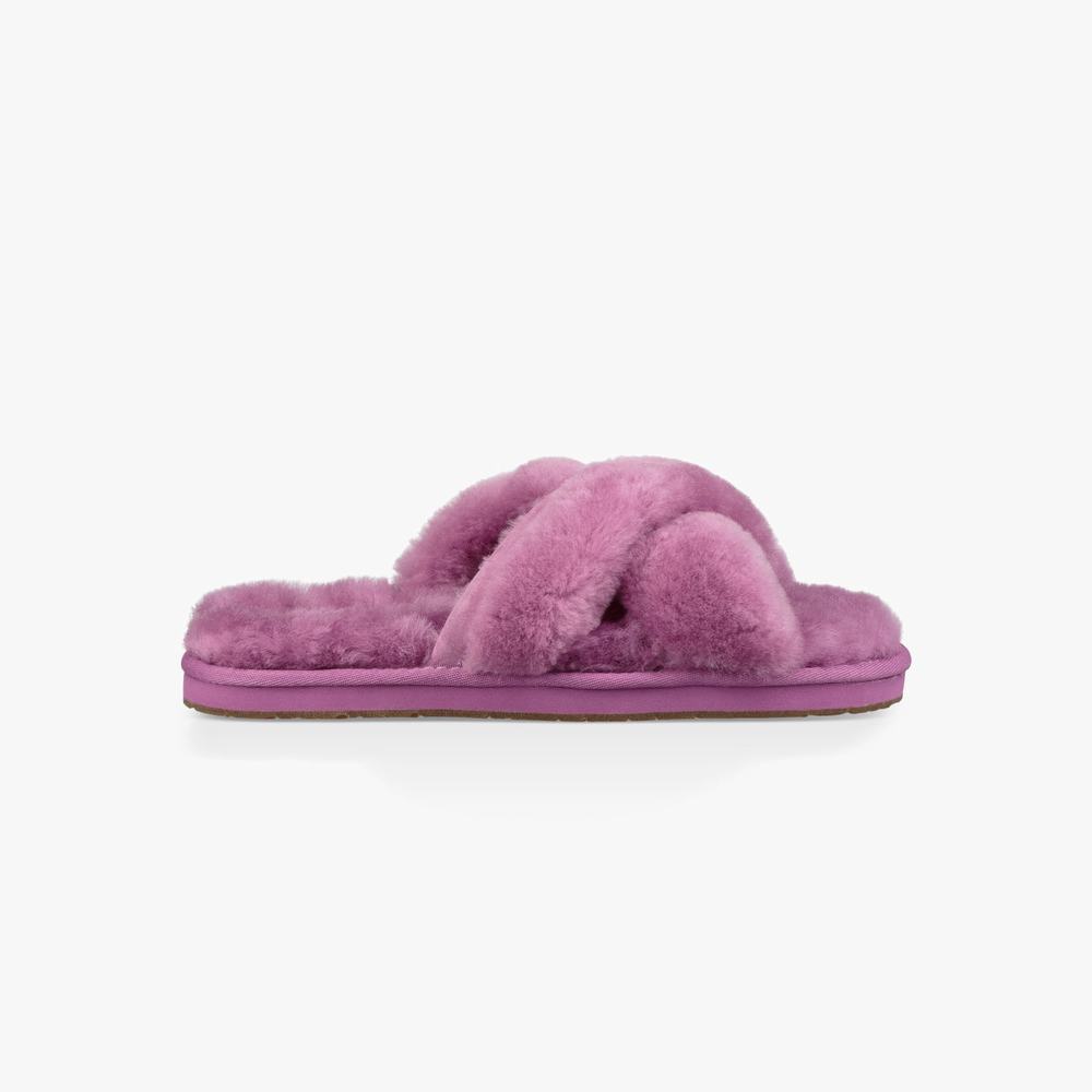 Chausson UGG Abela Femme Violette Soldes 236YIBXT